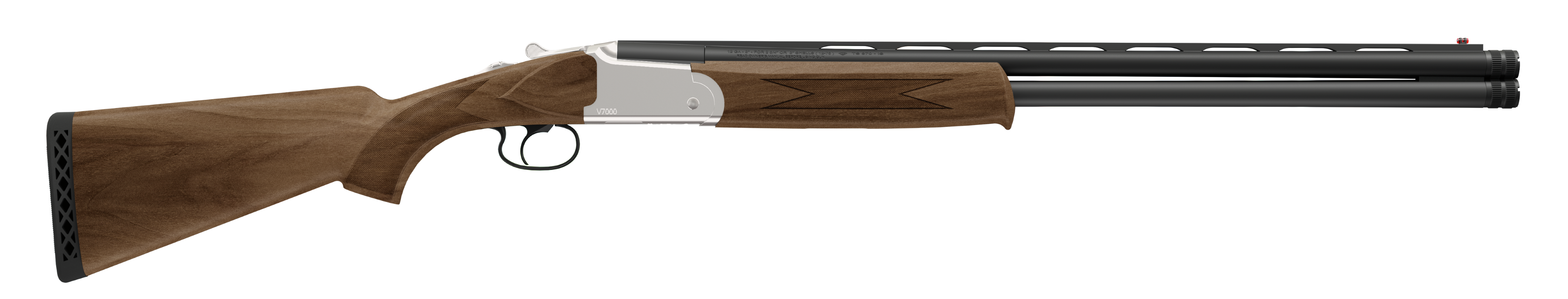 V7000 Over and under shotgun with Silver alloy reciever 